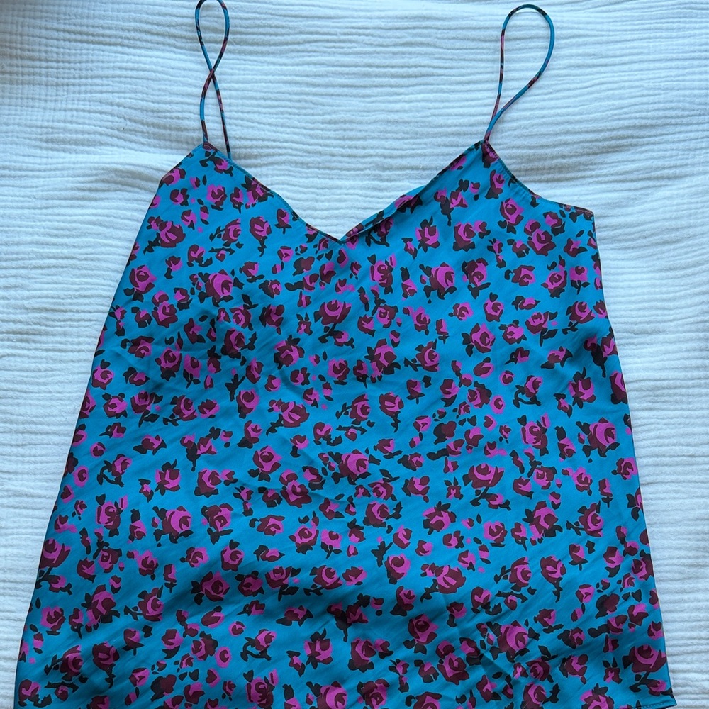 PAIGE Blue and Pink Floral Camisole